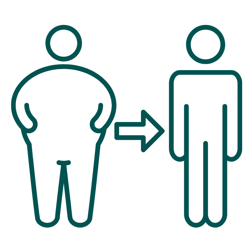 Non Surgical Fat Reduction 9 Gradual Weight loss