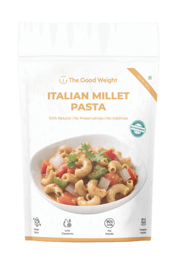 Millet-Pasta-Front-The-Good-Weight