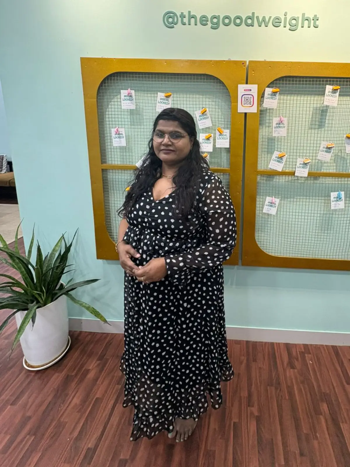 Priya Vittal before transformation