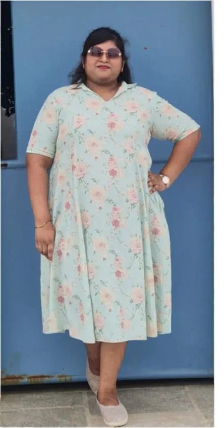 Meera S. before transformation