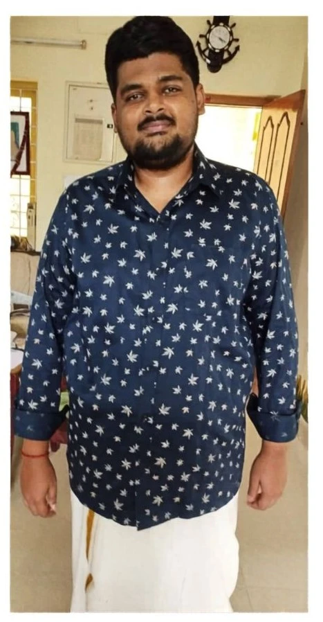 Ramesh K. before transformation