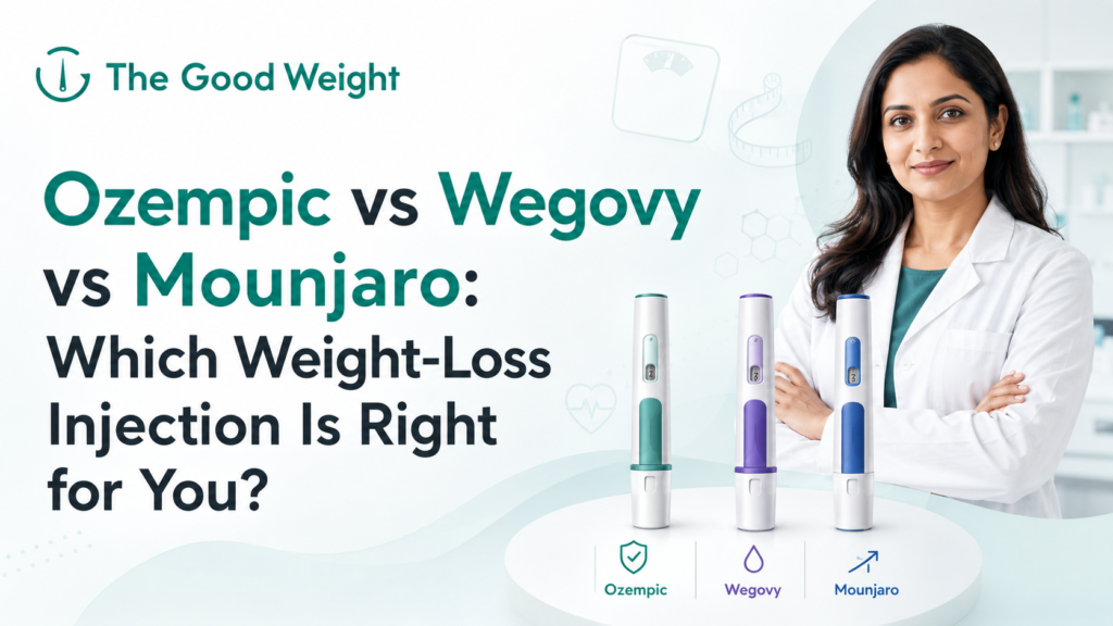 Ozempic vs Wegovy vs Mounjaro