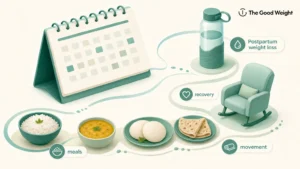 Postpartum weight loss: a gentle six-week reset for meals, movement and recovery