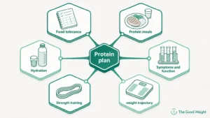 Rapid weight loss and muscle: the monitoring questions that shape a protein plan